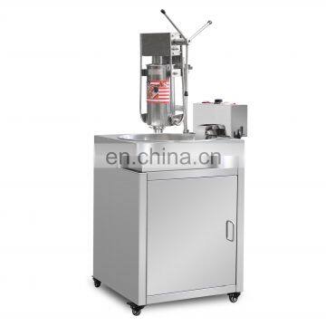 Factory Price Professional Industry Digital Manual Maker Food Trailer Fryer Churros Machine