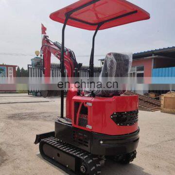 Hot Sale 1 Ton Mini Excavator Free Shipping With Roof photo-5