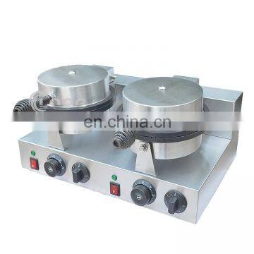Commercial Double Flat Waffle Cone Maker Electric Waffle Cone Maker for Sale photo-4