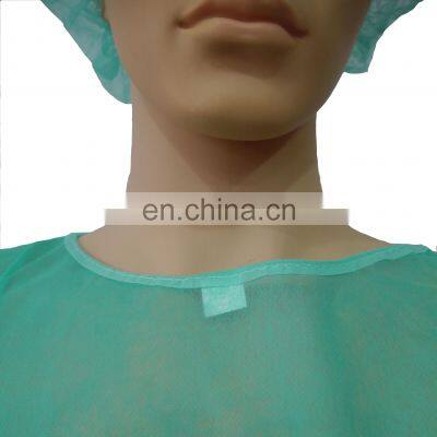 Non Sterile Gowns Lab Medical With Front Botons CPE Isolation Wholesale photo-5