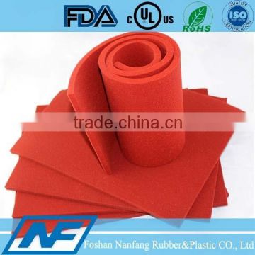 high-temperature silicone foam sponge sheet