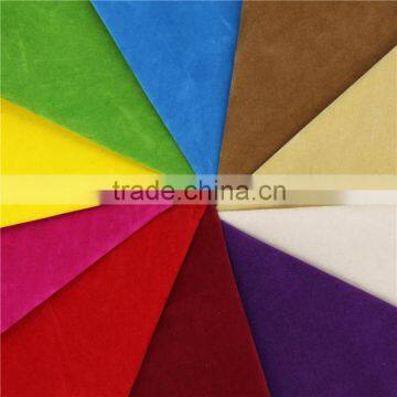 0.8mm thickness single side suede fabric/shoe fabric