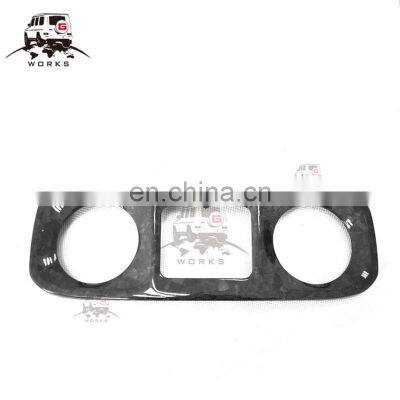 2019year G class w463A forged carbon fiber material car central control cover W464 G500 G550 G63 autoparts dashboard cover