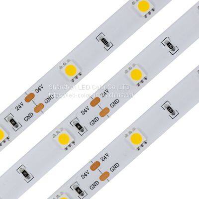 Chinese factory warm white ip165 5050 outdoor normal led strip light