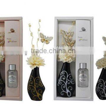 butterfly flowers ceramics odor neutralizer 78ml fragrance reed diffuser