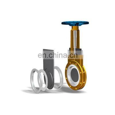 Tyco China Manufacturer Industrial  Manual Ceramic Knife Gate Valve Price