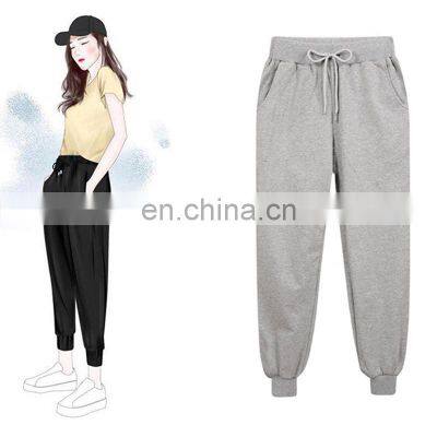 Оптовая продажа индивидуально изготовленных женских повседневных спортивных йоговых штанов, штанов для бегания, широких штанов-шалава большого размера в модном стиле photo-5