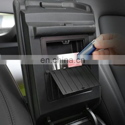 Hot Selling Car Interior Accessories Parts Kit Abs Central Control Invisible Storage Box Organizer For Tesla Model Y