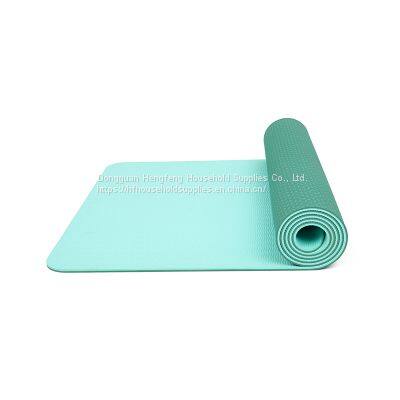 8mm Yoga Mat Exercise Mats TPE Non Slip Extra Thick High Density Eco Friendly for Yoga,Workout,Pilates photo-2