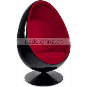 Living Room Furniture Fiberglass Eye Ball Chair,fiberglass Oval Egg Shaped Chair photo-4
