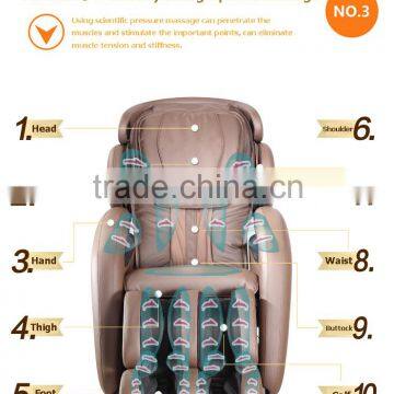 ShiKang 2016 Newest Luxury Best L Shape Full Body Massage Chair/ Foot Shiatsu Massage Chair photo-2