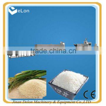 thin and long artificial rice production line