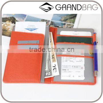 lovely color leather RFID passport holder wallet passport leather passport case protectors