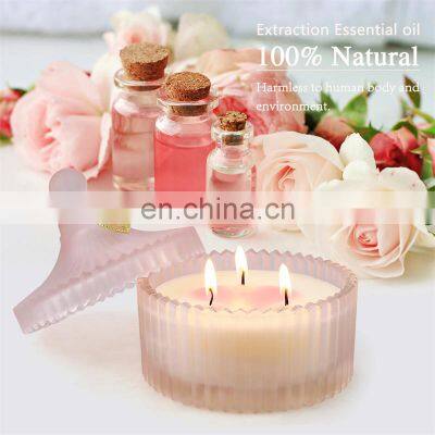 Premium Glass Jar Beautiful Yurt Highly Home Decoration Scented Candles Natural Soy Wax Luxury Stress Relief Candles