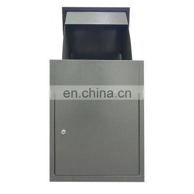 Large Outdoor Parcel Delivery Box Large Drop Box For Mail Letter Post And Smart Metal Home