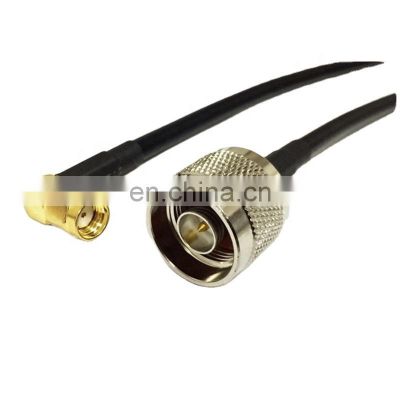 cctv cable N male to right angle male SMA for RG174 RG58