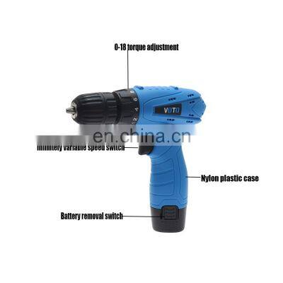 12V 120W Cordless Electric Impact Wrench Rechargeable Lithium Battery Torque Electric Drill Bit Screwdriver Hand Wrench Tool Set photo-3
