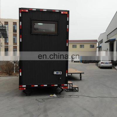 Movable Mobile Portable Modular Homes Field Site Office Trailer Tiny House On Wheels For Sal photo-4