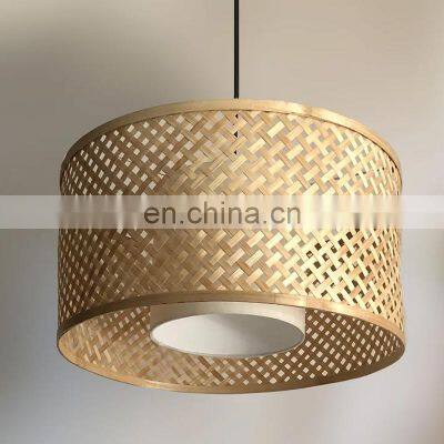 Hot Sale Bamboo Pendant Lamp Wicker Light Hanging Shade Handmade Minimal Bohemian Woven Ceiling High Quality Vietnam Supplier photo-2