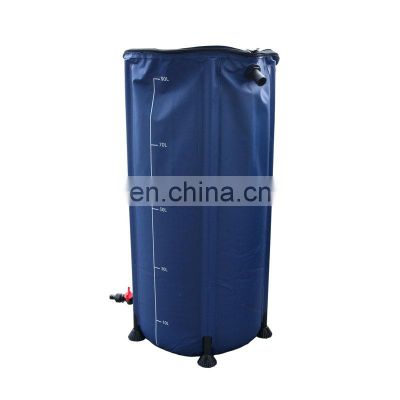 53 Gallon Garden Portable Collapsible PVC Tarpaulin Rain Water Barrel Water Collector Tank