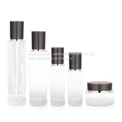 50g Square Round Cap Cream Bottle 45ml Liquid Foundation Glass Bottle 110ml Square Pressing Lotion Bottle photo-3