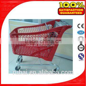 Factory sell high quality Europe plastic shopping carts