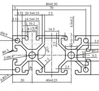 MK-8-4080M 4080 Black Anodized Aluminum T Slot Profile for SIM Racing Rig Cockpit Driving Simulation Factory Price photo-2