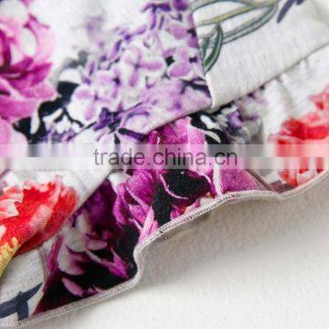 Babysuit With All Over Printing, 95% Cotton 5% Spandex Baby Romper photo-3