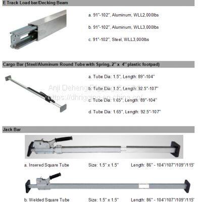Wholesale Adjustable Aluminum Shoring Beam Steel Load Bar Stabilizer Cargo Bar photo-5