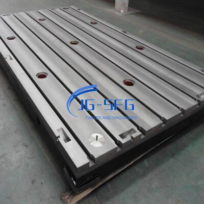 Cast Iron T-slotted Floor Plates