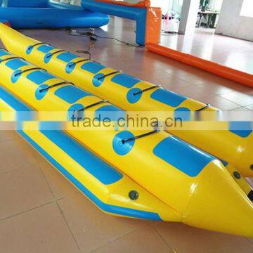 2016 Hot Sale Inflatable Water Games 6persons Double Tube Banana Boat for Sale