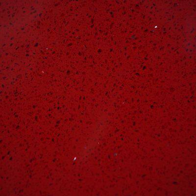 Code：red Crystal，Calacatta Artificial Stone Quartz Slab Kitchen Countertops photo-2