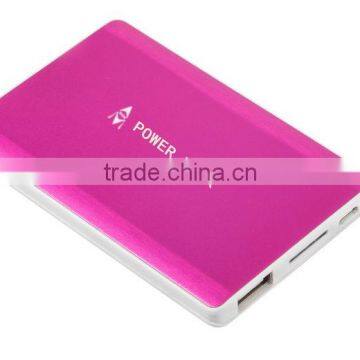 Modern hot selling 2500mah portable power bank