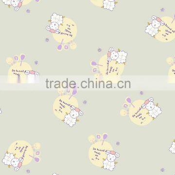 High Quality Satin Weave Printing Bamboo Fiber Bedding Fabrics photo-5