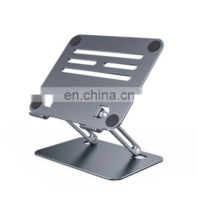 Height Adjustable Aluminum Laptop Stand Foldable Portable Laptop Stand On a Desk Suitable For Desktop Use