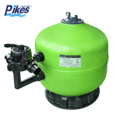 Pikes Fluorescent Green Glossy Surface Fiberglass Sand Filter Wholesale New Pool Filter for Swimming Pool Filtration