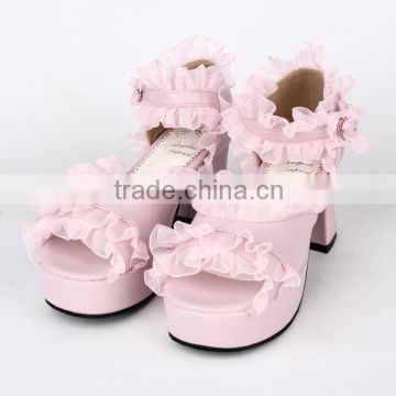 sweet heels Gothic Lolita shoes for girls kawaii shoes