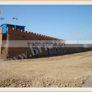 Horno de ladrillo cocido de arcilla eco friendly brick making machine