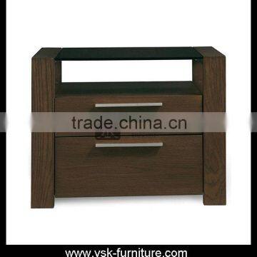 NI-199 Glass Top Bed Eed Cabinet