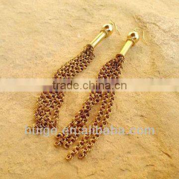 Tassel Earrings Gold Earrings Long Earrings Chain Earrings Dangle Jewellery