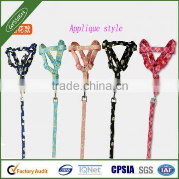 Fashion design dual dog leash kinds of colors