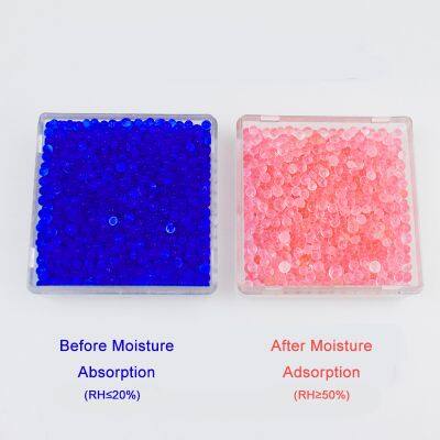 Blue Silica Gel Desiccant 2-4mm Moisture-proof Color Changing Transformer Desiccant Indicator