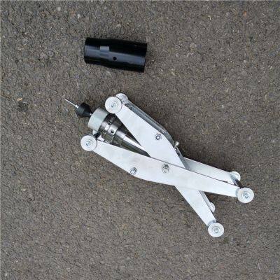 Sandblasting gun for inner wall of pipeline Mobile sandblasting gun