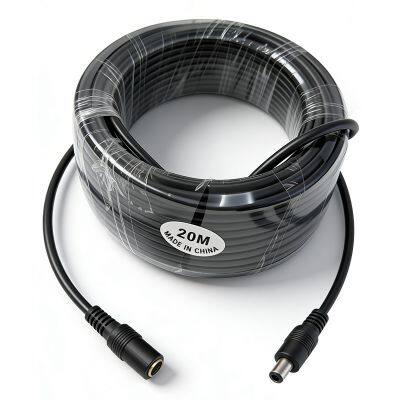 DC Male and Female 12V Router Camera Adapter LED Light Strip Car Equipment Power Extension Cable 3-meter Plug photo-5
