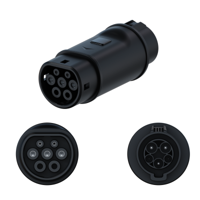 EV Charging Connector Adapter/EV Charger Plug Adapter AC-AC TYPE1-TYPE2