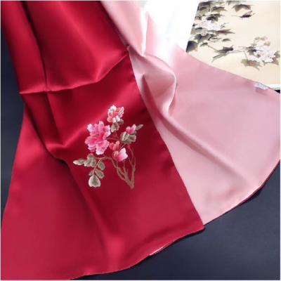 Embroidered Long Scarf photo-4
