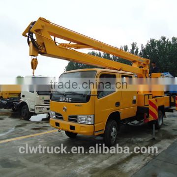 2014 Good Price Dongfeng crew cab 14M truck mounted hydraulic lifting platform