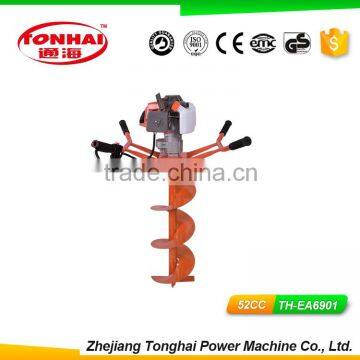 TH-EA6901 52CC gas powered post hole digger for tree transplanting earth auger drill bit