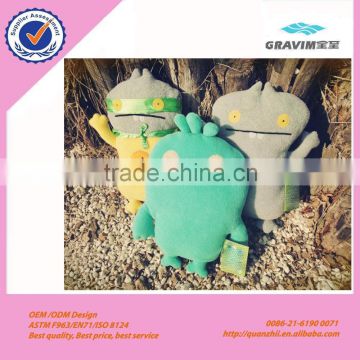 New design cute and lovely customed hot selling plush monster dolls