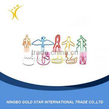 Hot sale Multiple Shaped Metal Paper Clip For Office
